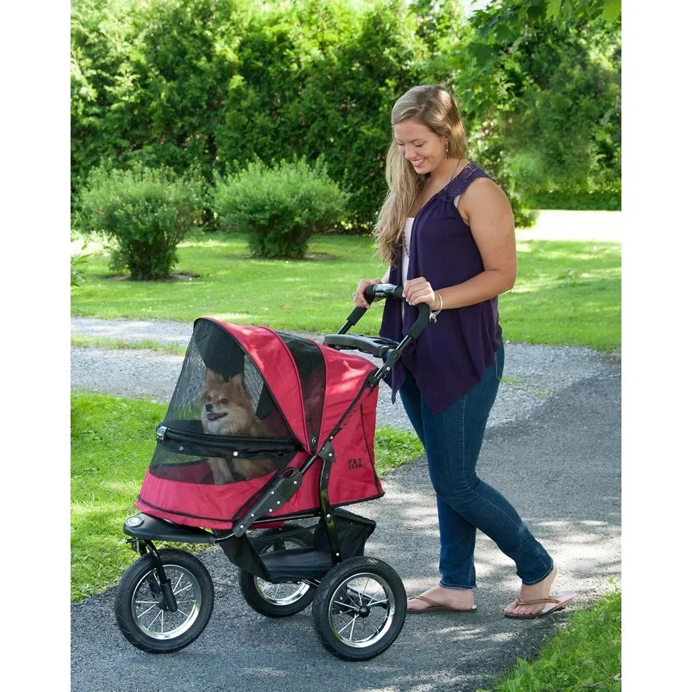 NoEnName_Null No-Zip AT3 Pet Stroller for Cats and Dogs