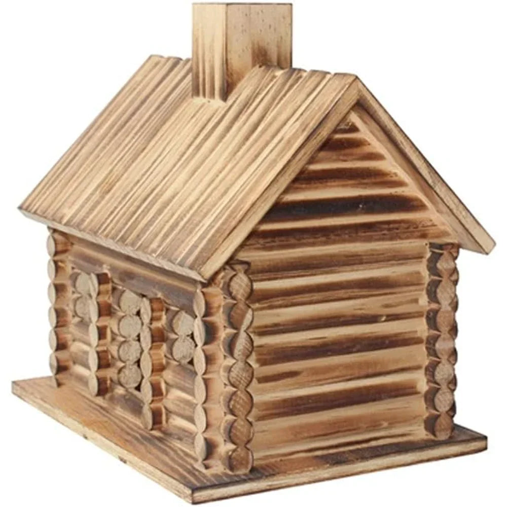 PEIS Wooden Bird Breeding House Outdoor Nest Box Decor For