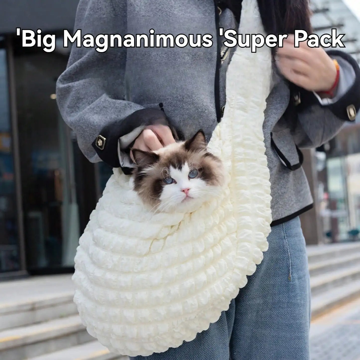 Breathable Portable Dog Backpack For Small Dogs Outdoor Use