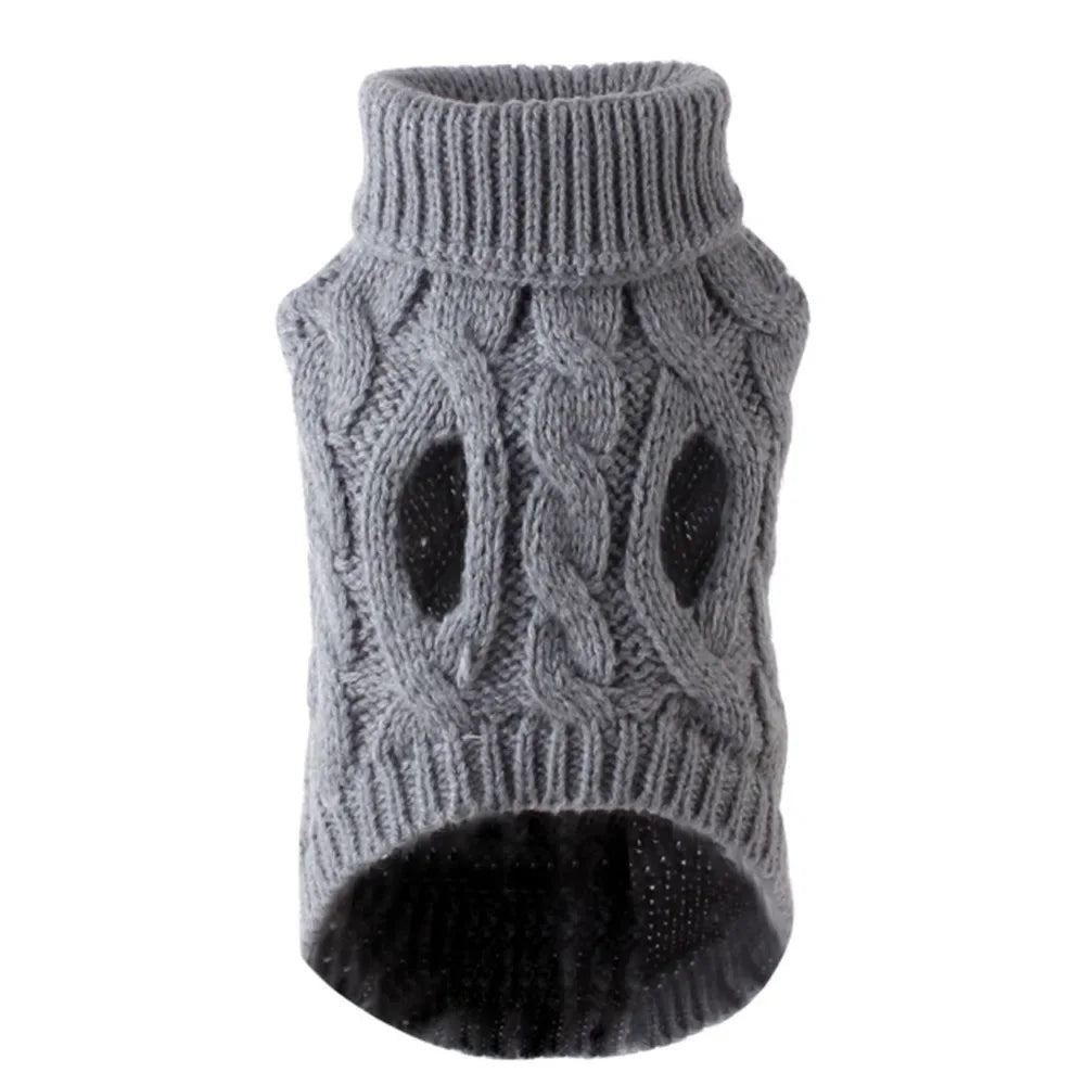 Dog Sweater Autumn Winter Knit Warm Comfort Clothing For Pets