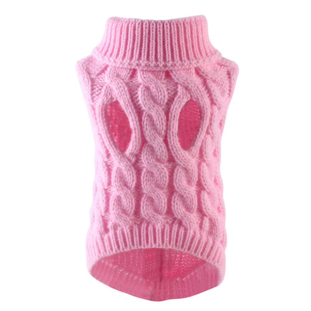 Dog Sweater Autumn Winter Knit Warm Comfort Clothing For Pets