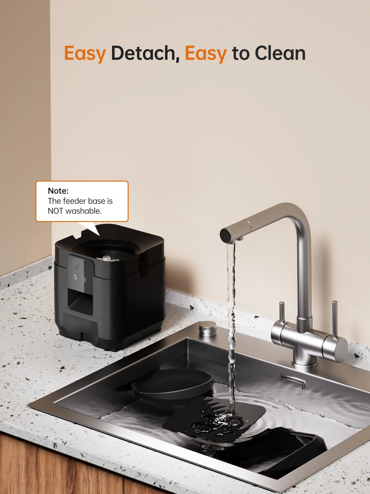Hign Automatic Cat Feeder with App Control and Timer