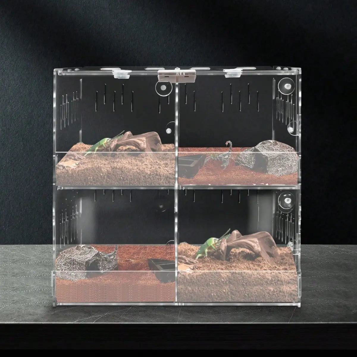 Acrylic Grids Reptile Cage Enclosure Large Tank Reptiles