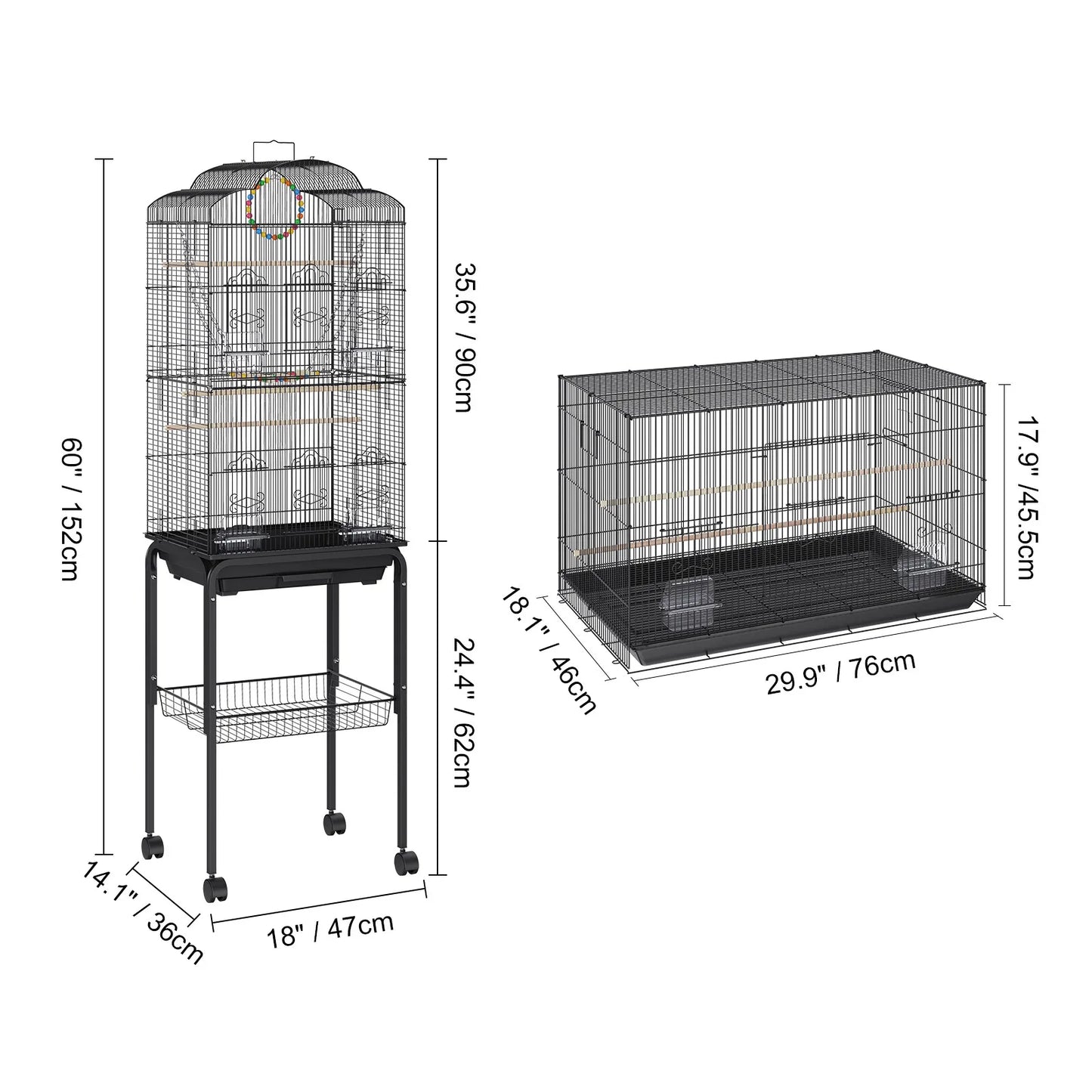 Guangdong Large Flight Bird Cage For Parakeets And Parrots