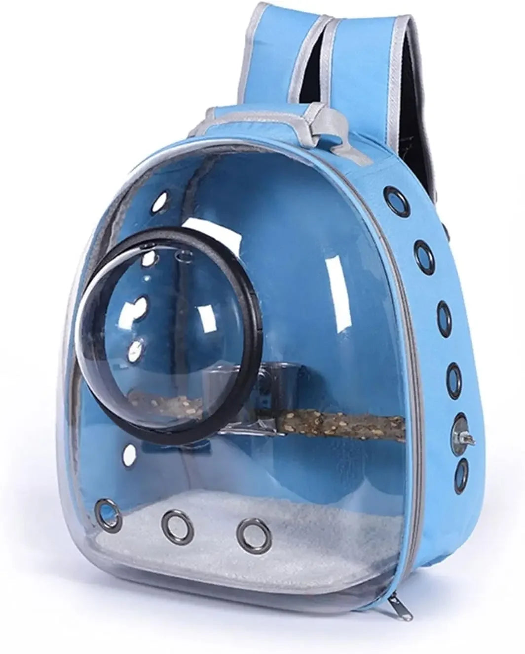 Peisi Portable Breathable Bird Carrier Backpack Travel Cage