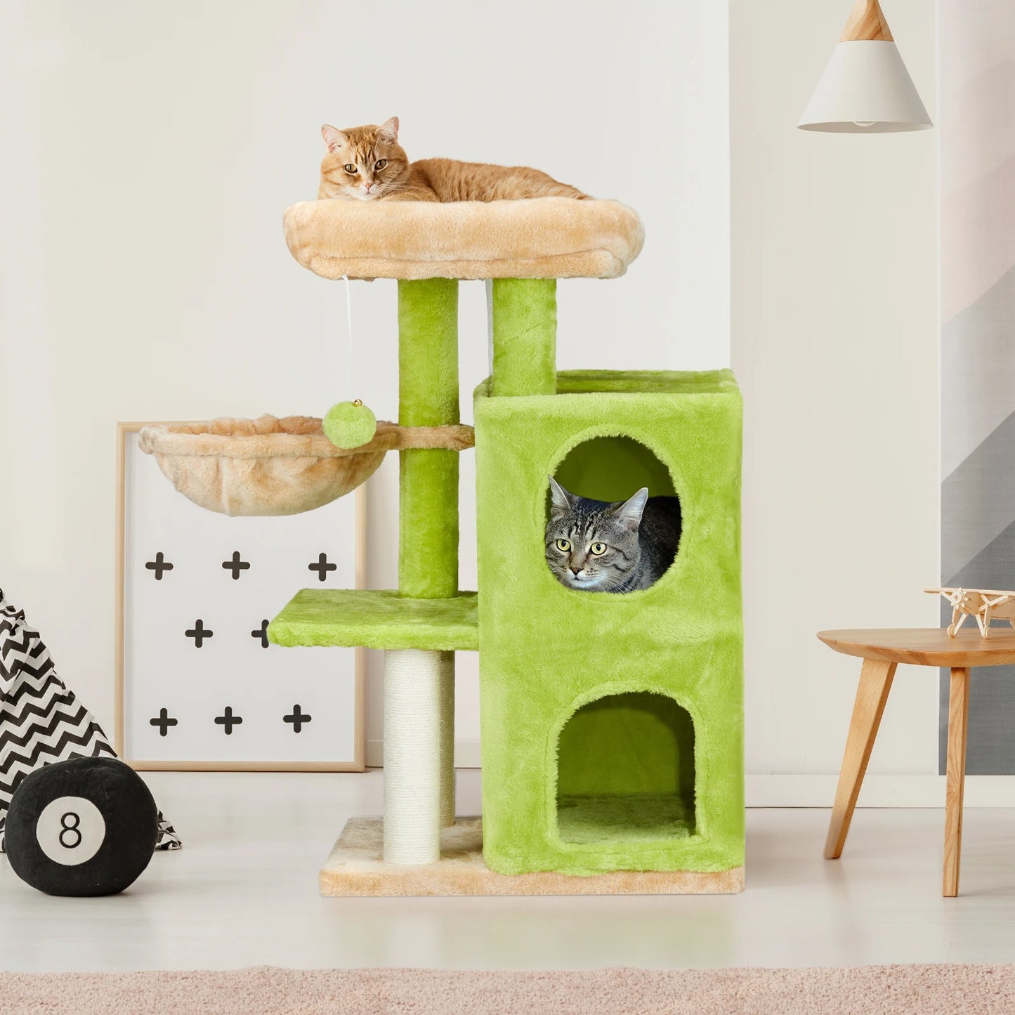 NoEnName Cat Tree Tower Indoor Activity Center for Cats