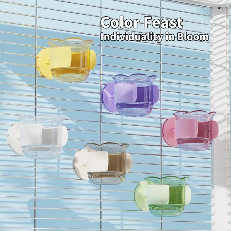 Hign Concerned Bird Cage Feeding Water Bowls With Clamp