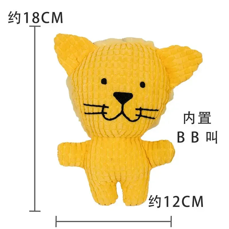 NoEnName Null Cute Plush Squeaky Dog Chew Toy