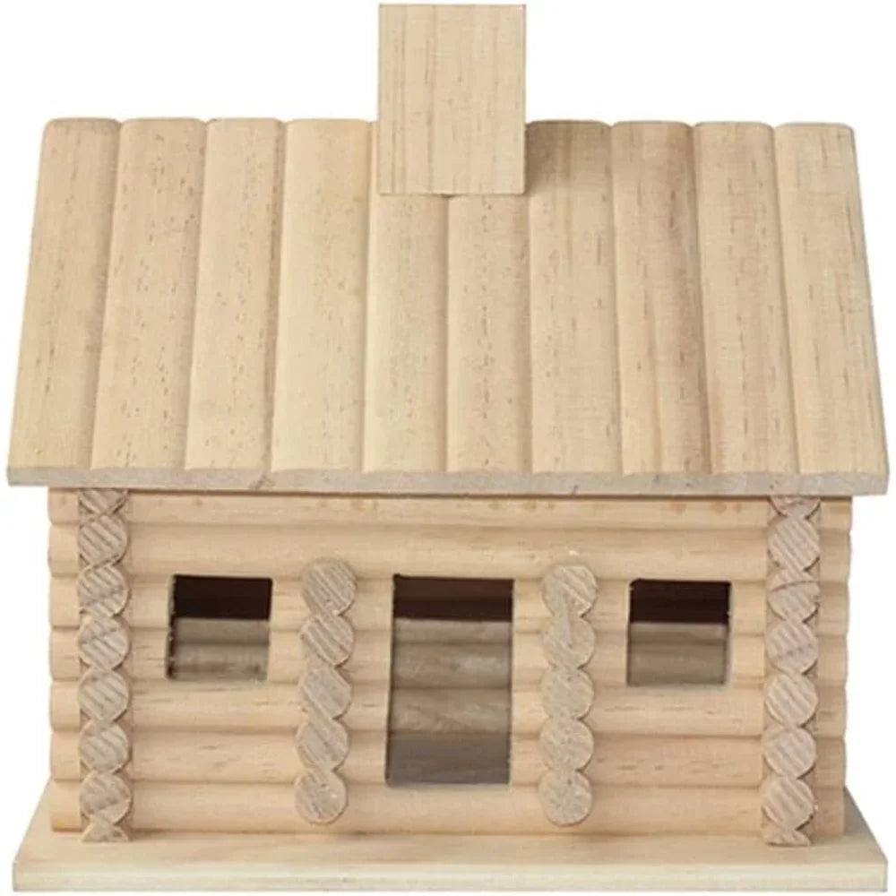 PEIS Wooden Bird Breeding House Outdoor Nest Box Decor For
