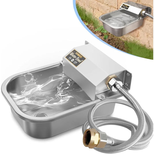 Automatic Water Dispenser For Dogs Stainless Steel Auto Fill