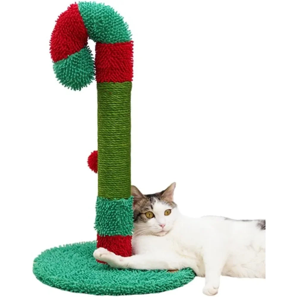 Christmas Series Cat Scratch Pillar Durable Decompression Toy