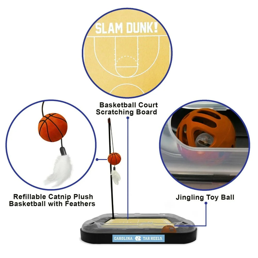 XMSJ Cat Scratcher Mat Toy with Refillable Catnip