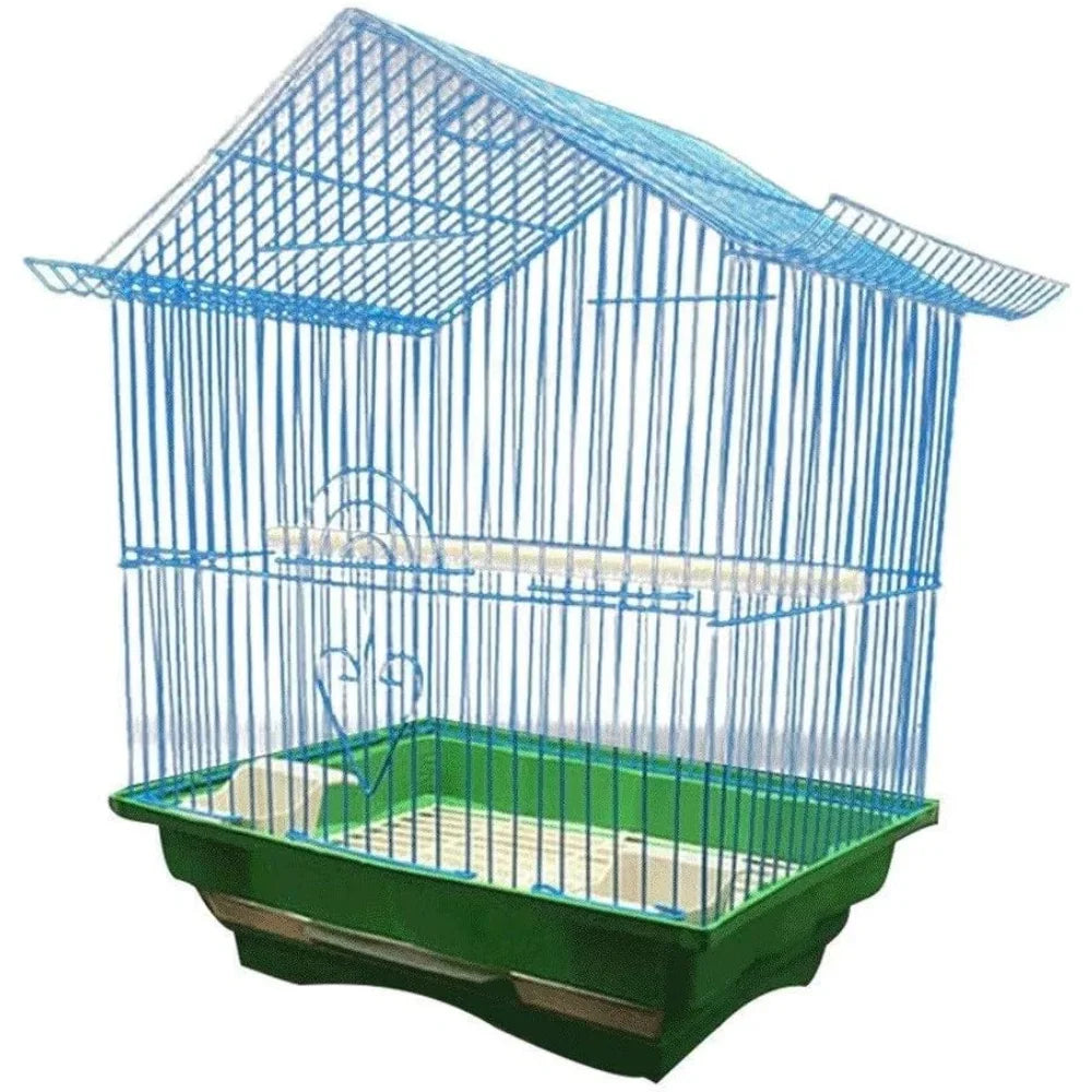 Peis Classic Metal Bird Cage With Nest Stand And Tray