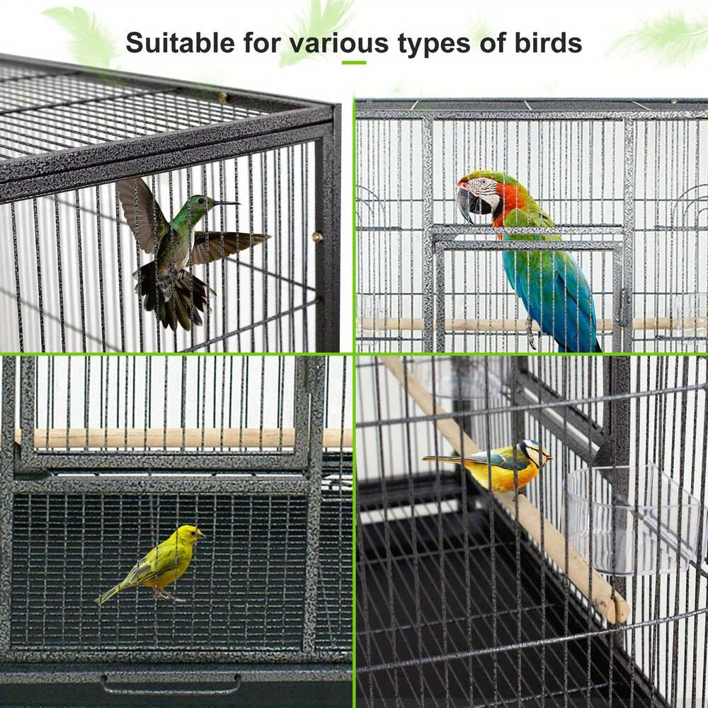 Guangdong Wrought Iron Flight Parrot Cage Rolling Stand