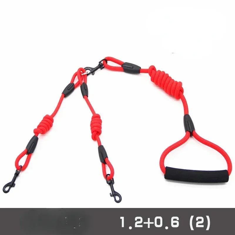 NoEnName_Null Double Dog Leash Coupler for Small Dogs