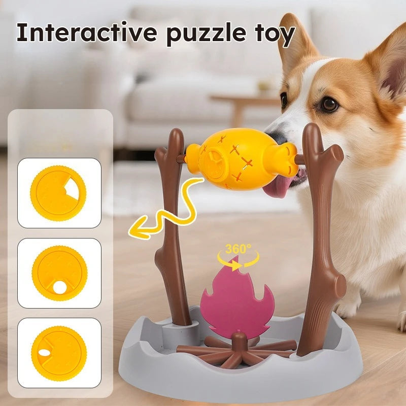 Creative Cats Slow Feeding Snack Bowl Interactive Food Puzzle Toy for Dogs and Cats