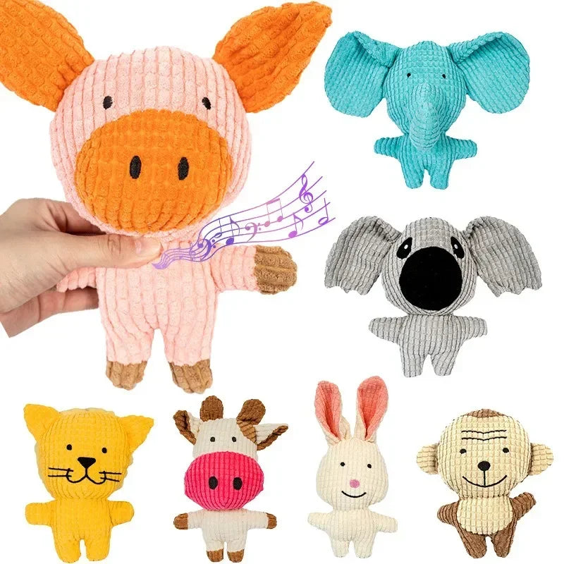 NoEnName Null Cute Plush Squeaky Dog Chew Toy