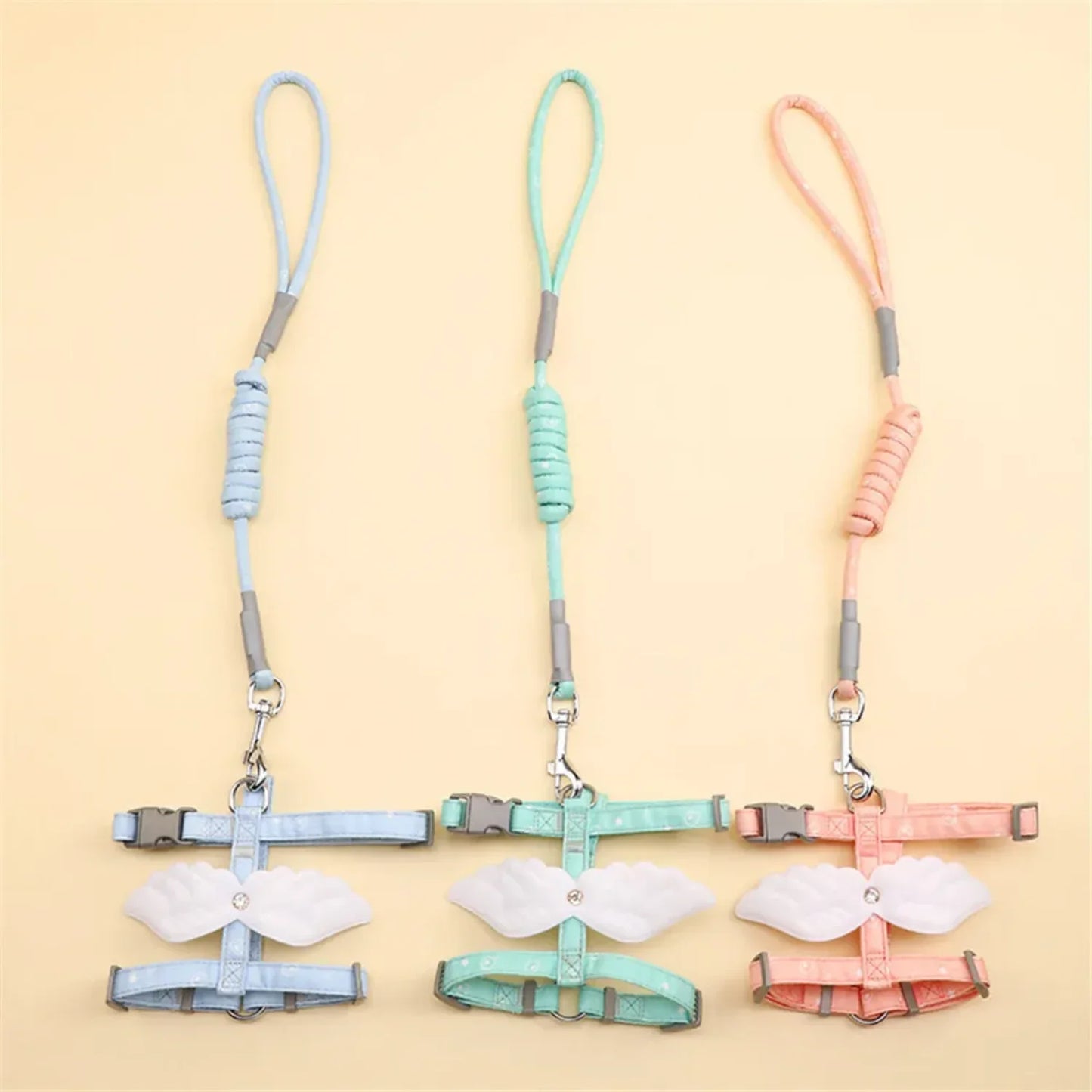 Sweet Angel Wing Cat Harness And Leash Set 120cm Waterproof