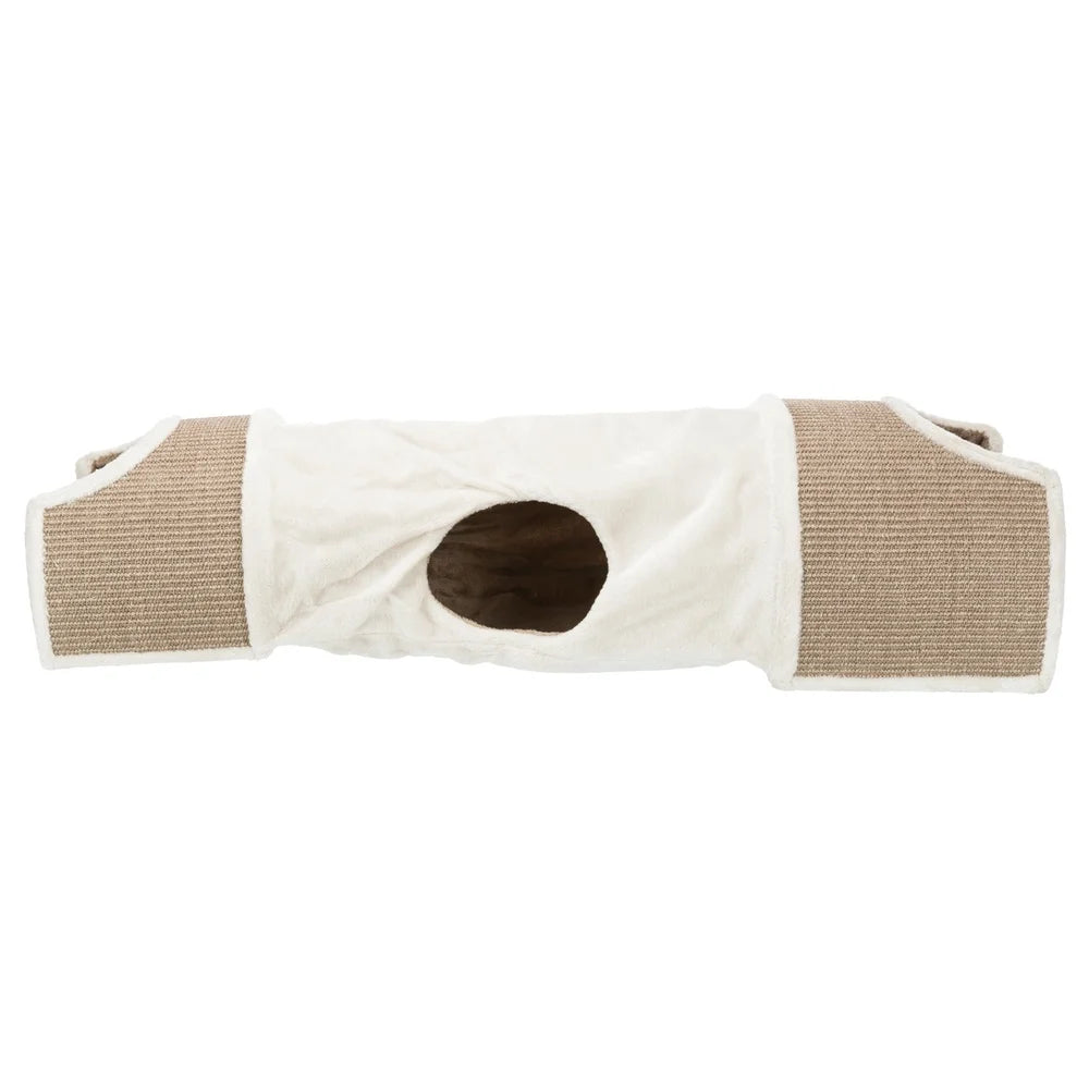 XMSJ Cozy Cat Condo Tunnel with Scratching Surface and Toy