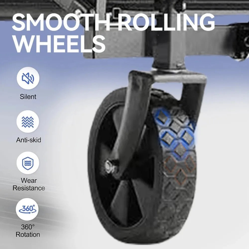 NoEnName Null Collapsible Foldable Wagon Cart With All Terrain Wheels