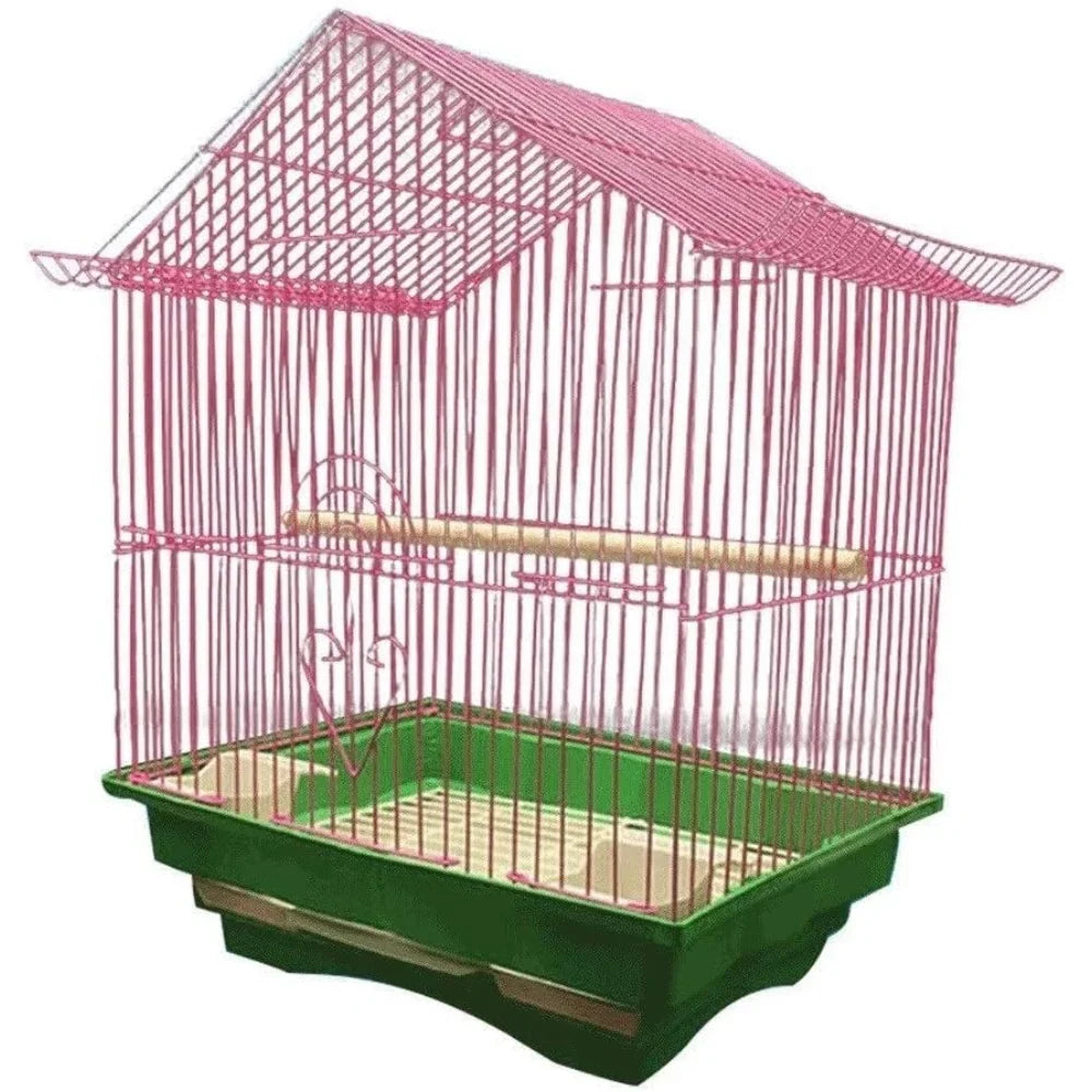 Peisi Wood Bird Cage With Nest Stand And Feeding Tray
