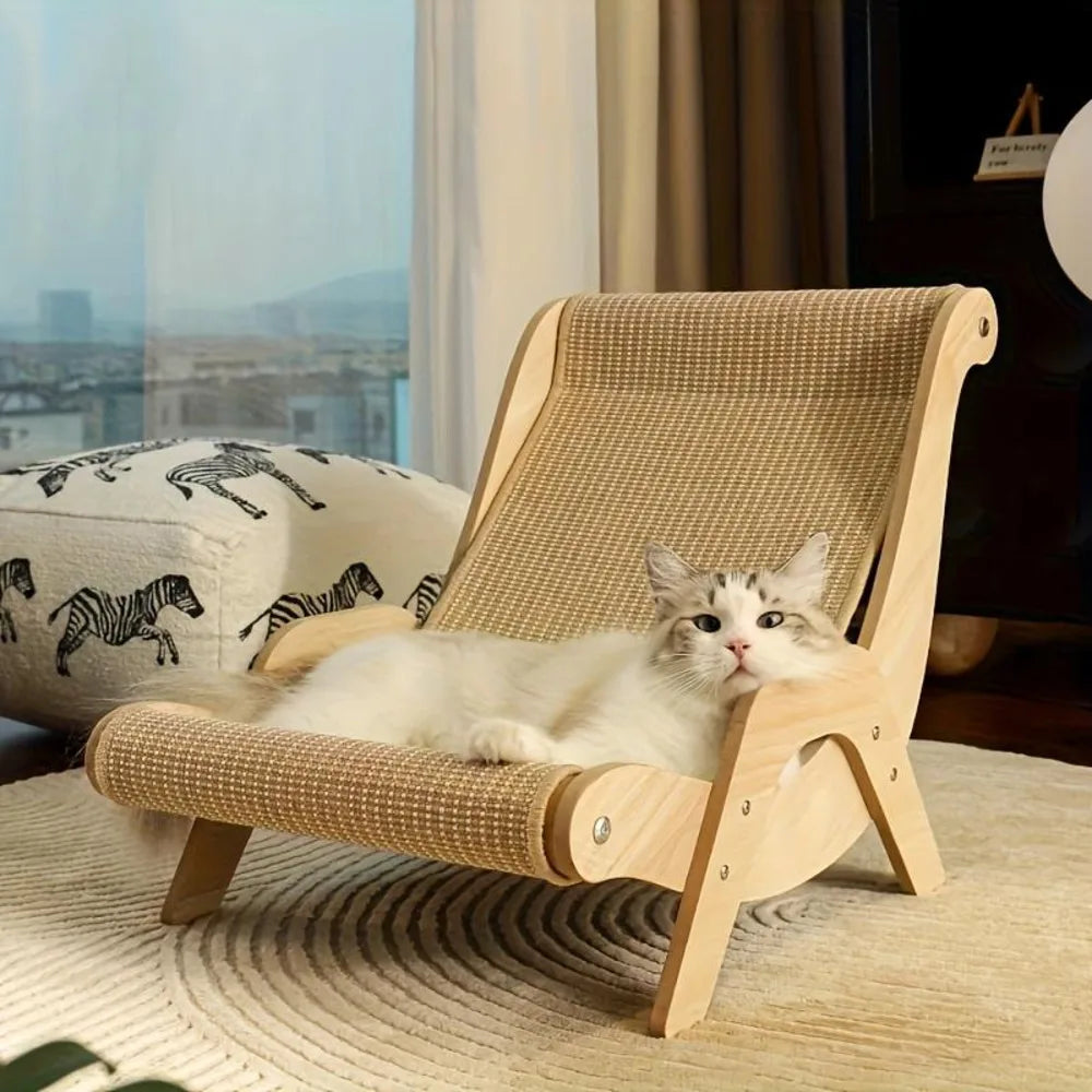 Eelhoe Cat Scratcher Chair Bed Rope Scratch Hammock