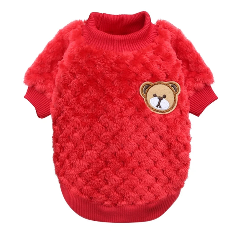 Guangdong Soft Fleece Warm Dog Pullover Coat for Small Pets