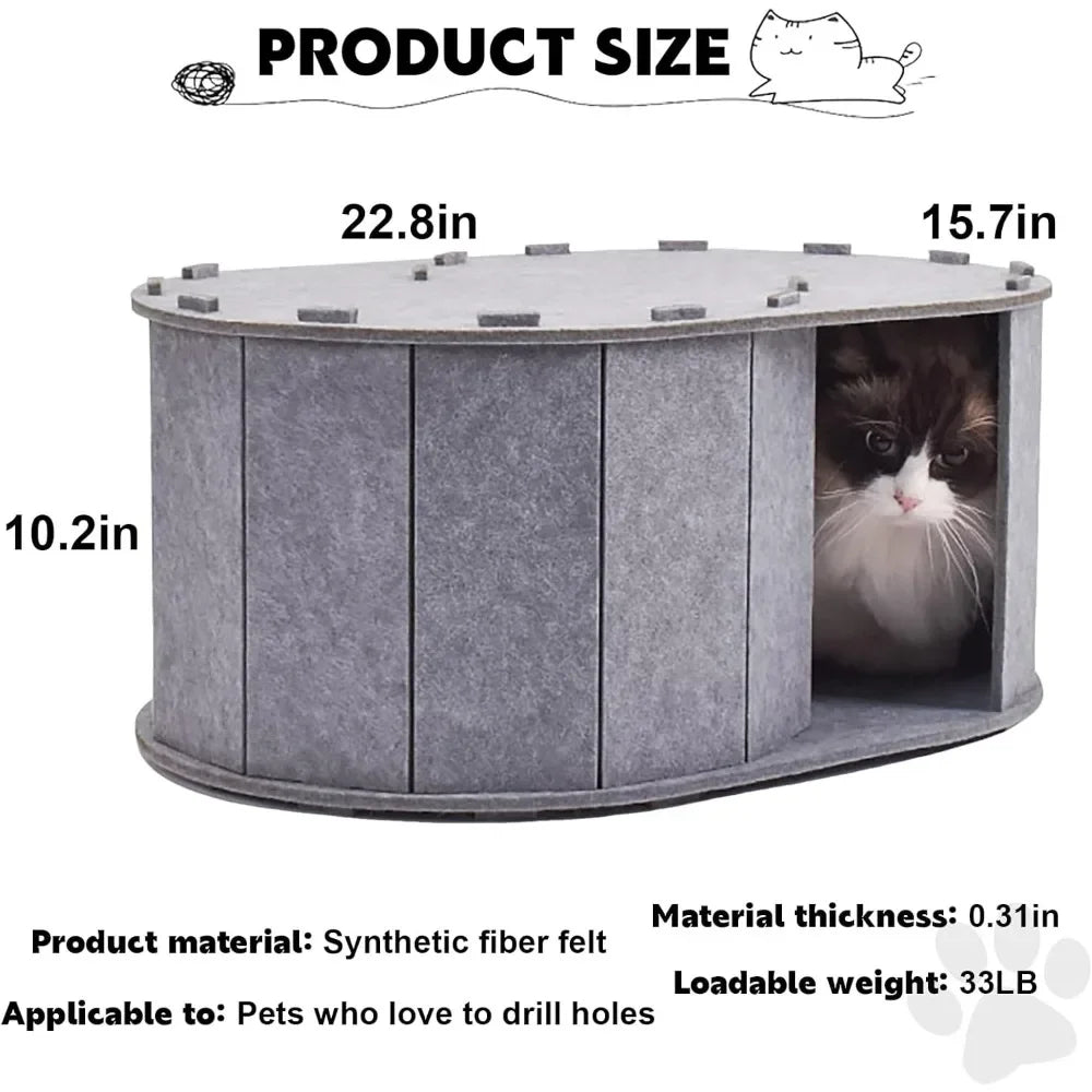 NoEnName_Null Cat Tunnel Bed with S-Shaped Maze Design