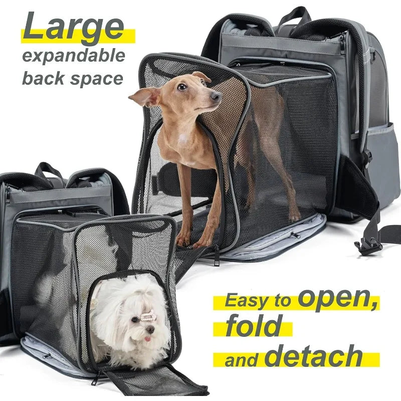 NoEnName Null Expandable Pet Carrier Airline Approved Backpack