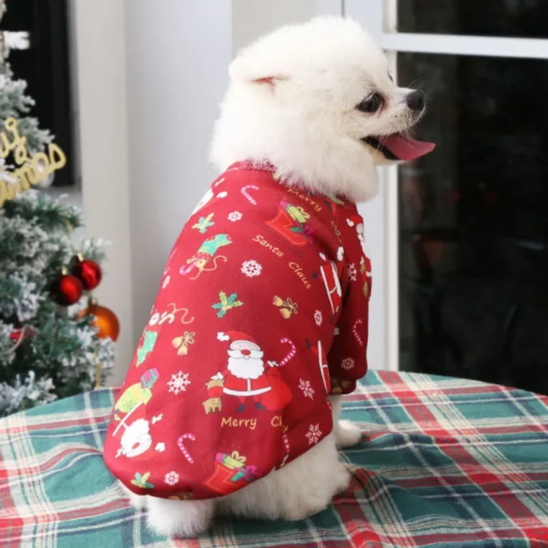Guangdong Christmas Dog Sweater Soft Warm Breathable Pullover