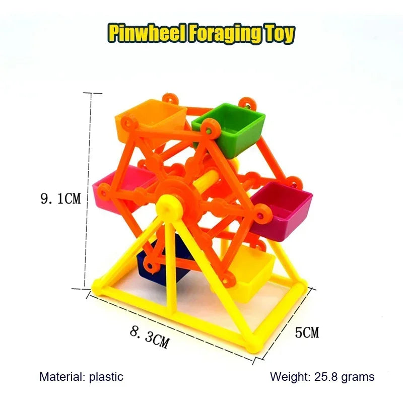 Guangdong Bird Foraging Toy Parrot Training Windmill Puzzle