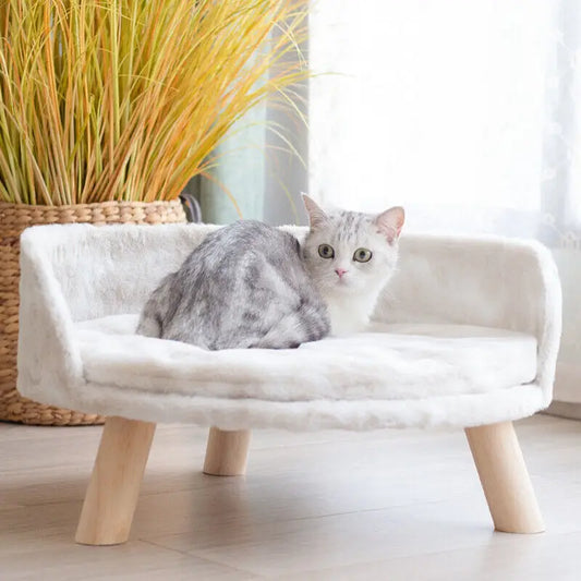 NoEnName Null Luxury Soft Cat Bed with Cushioned Nesting Chair
