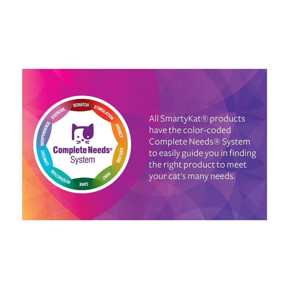 XMSJ Extra Long Breakaway Plush Wand Cat Toy with Ribbons