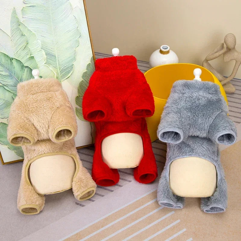 NoEnName Null Winter Dog Overalls Jumpsuit for Small Dogs